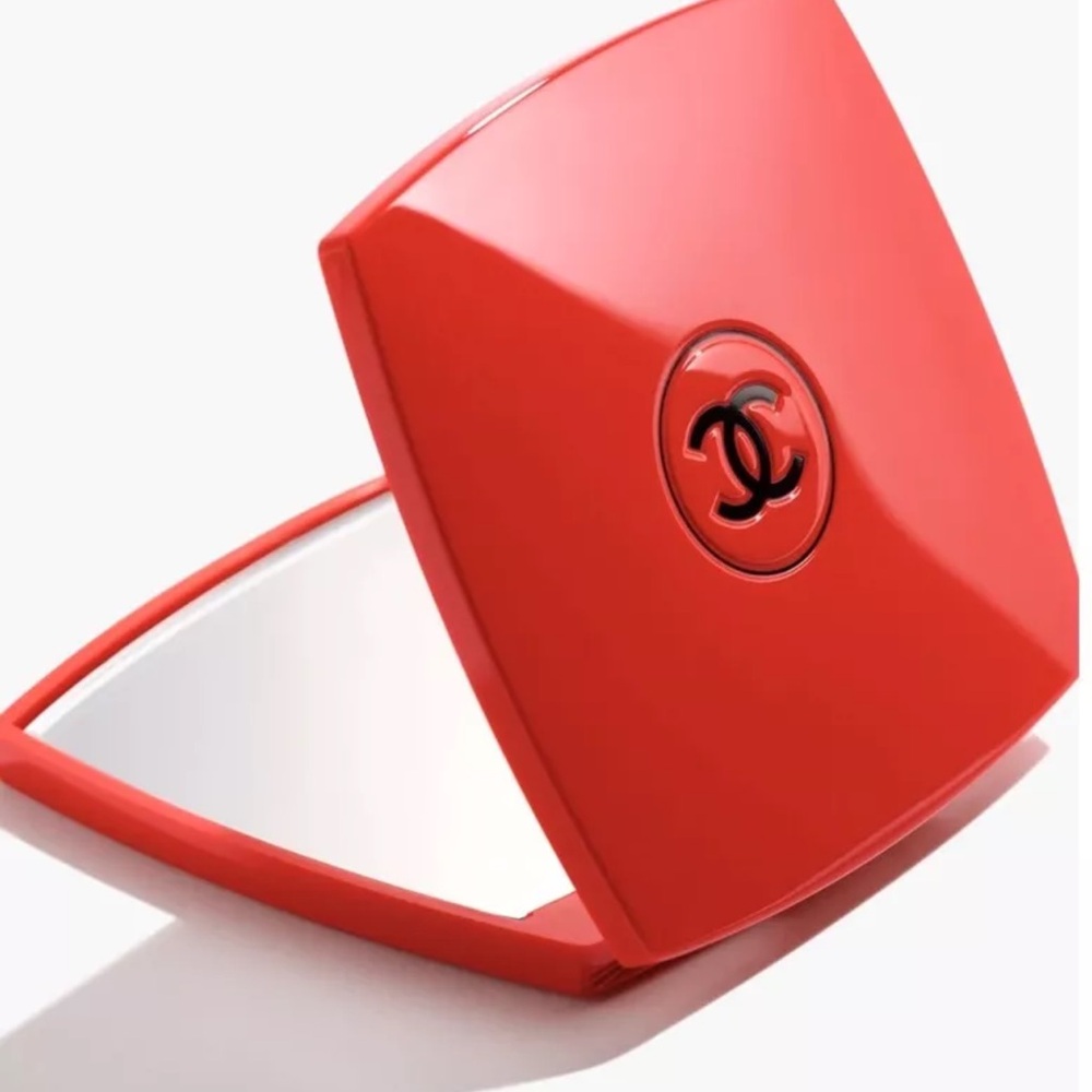 New in box Chanel Red Double Mirror